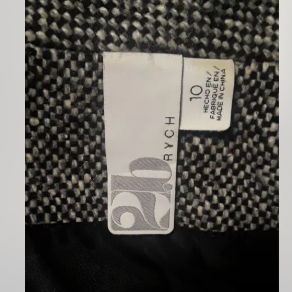 2B Rych Tweed Blazer Jacket Size 10 - Picture 5 of 5